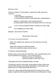 English Worksheet: Food