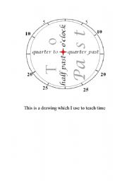 English Worksheet: telling time