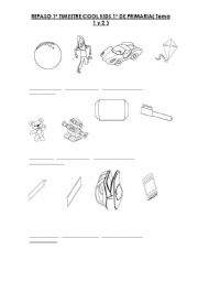 English Worksheet: Revision Cool Kids 1 unit 1 and 2