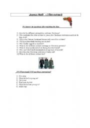 English worksheet: Joyeux Nol - film extract