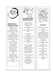 Christmas Carols Bookmarks