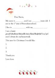 Letter to Santa