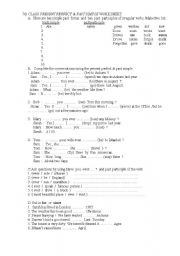 English Worksheet: PRESENT PERFECT TENSE 