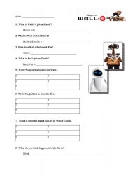 Wall-E Movie Worksheet