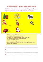 English Worksheet: Passive voice 