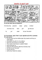 English Worksheet: SANTA CLAUS DAY