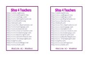 Sites 4 teachers