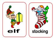 English Worksheet: Christmas Flashcards 3