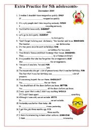 English Worksheet: Paraphrasing for upper intermediate students 1