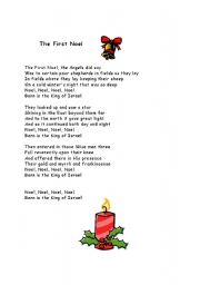 A Christmas song: The First Noel