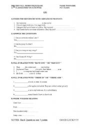 English Worksheet: .exam