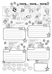 English Worksheet: TOYS (have got / has got)