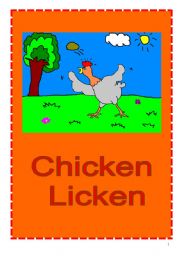 English Worksheet: Chicken Licken Play Script