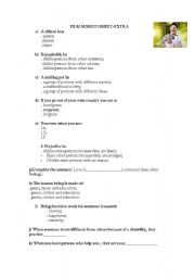 English worksheet: FILM GUIDE I AM SAM