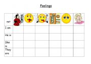 English Worksheet: Feelings