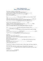 English Worksheet: Present Perfect Practice with a song - Ive been to paradise