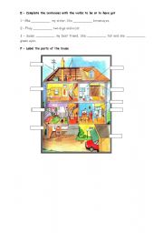 English Worksheet: English test - 6th grade - part2