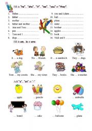 English Worksheet: Grammar exercises