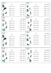 English Worksheet: Pairwork Can you ... ?