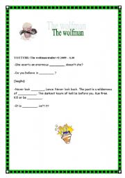 English worksheet: The Wolfman Movie Traile Preview (3/3)