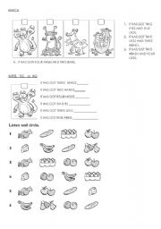 English Worksheet: English adventure