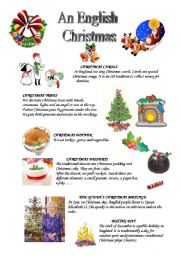 English Worksheet: An English Christmas