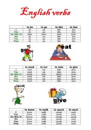 English verbs