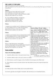English Worksheet: 