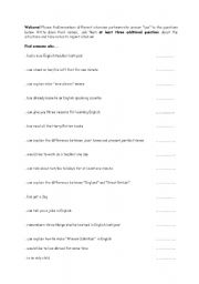 English worksheet: welcome