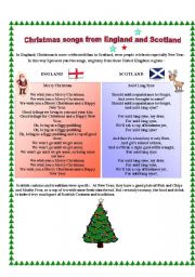 Christmas songs from England and Scotland