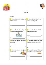 English Worksheet: Italian Restaurant in England - Page 2