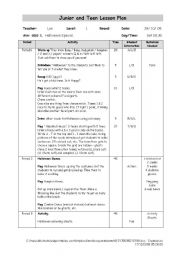 English worksheet: Halloween lesson plan