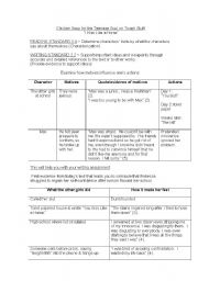 English worksheet: Providing Evidence from 