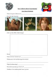 English worksheet: Open Season (movie)