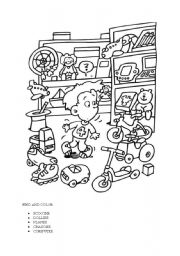 English Worksheet: TOYS