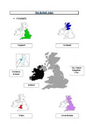 English Worksheet: British Isles