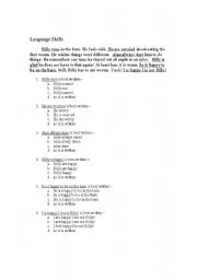 English Worksheet: Vocabulary Worksheet