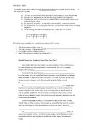 English Worksheet: Writing