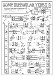 SOME IRREGULAR VERBS 2 b&w version
