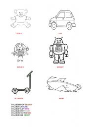 English worksheet: TOYS