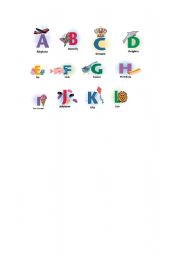 English worksheet: Alphabet