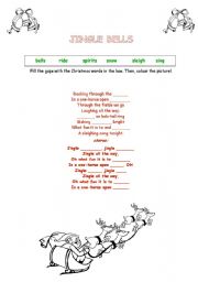 English Worksheet: JINGLE BELLS