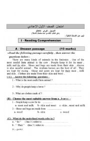English Worksheet: exercise