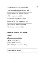 English worksheet: Quiz