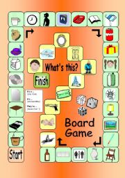 English Worksheet: Board Game - Whats this? Its a ...