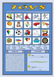 English Worksheet: TOYS