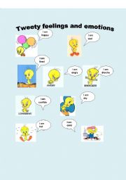 English worksheet: feelings and emotions