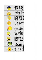 English Worksheet: emotions 