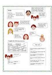 English Worksheet: The verb 