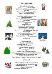 English Worksheet: LAST CHRISTMAS - TAYLOR SWIFF